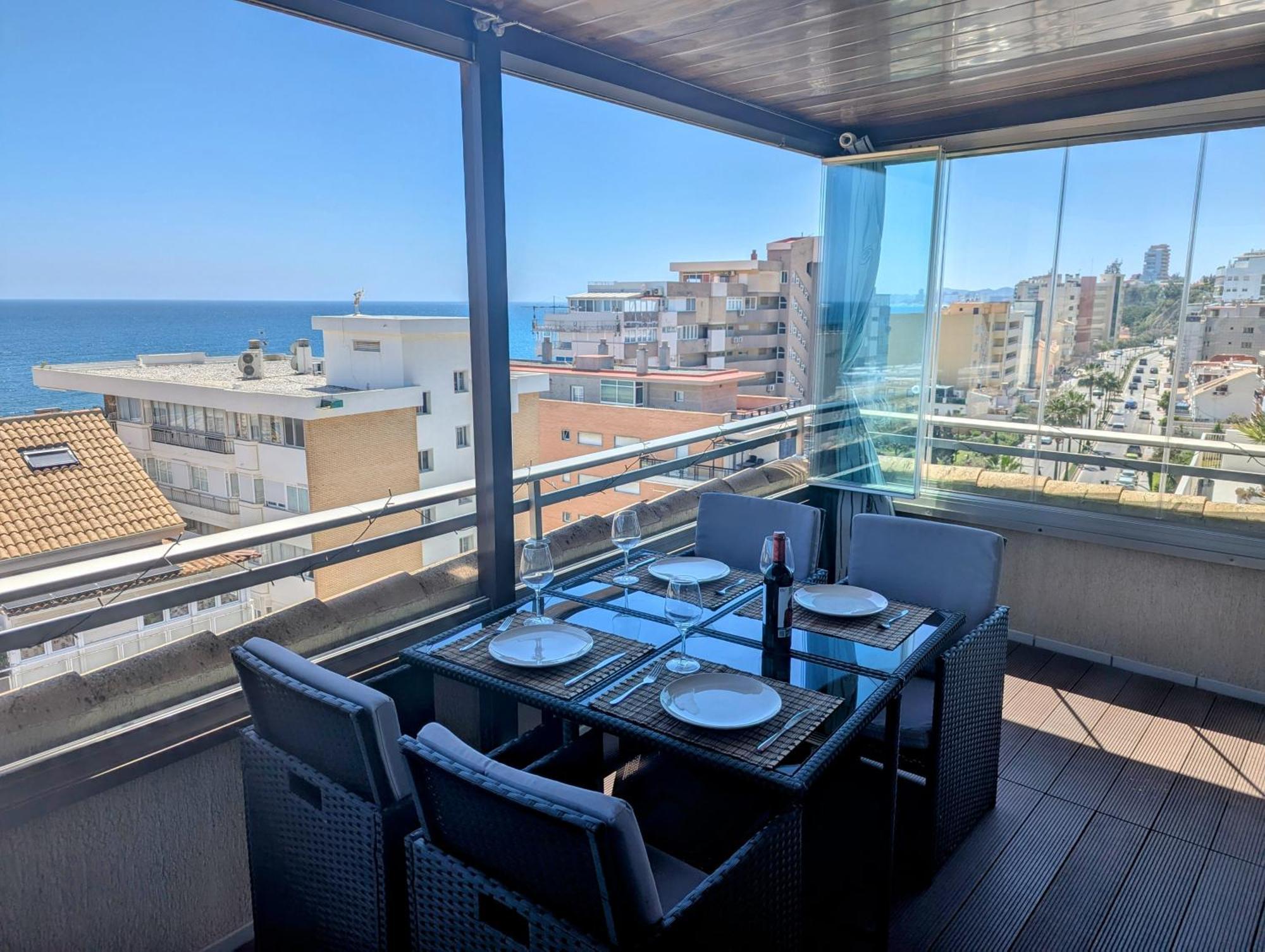 Modern Penthouse Apartment - 1 Min From The Beach Fuengirola Exteriör bild